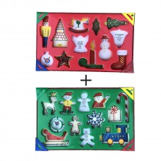  2 Set  Wonder Cookies Set  Quick Cutter System - Christmas Cookie Cutter Set